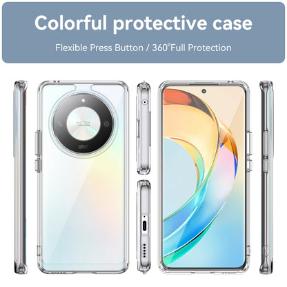 For Honor X50 Pro Colorful Series Acrylic Hybrid TPU Phone Case(Transparent) - Honor Cases by buy2fix | Online Shopping UK | buy2fix