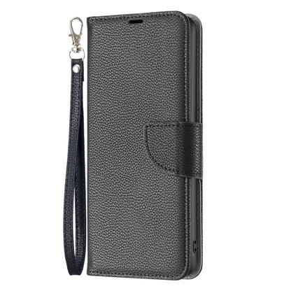 For iPhone 16 Plus Litchi Texture Pure Color Flip Leather Phone Case(Black) - iPhone 16 Plus Cases by buy2fix | Online Shopping UK | buy2fix