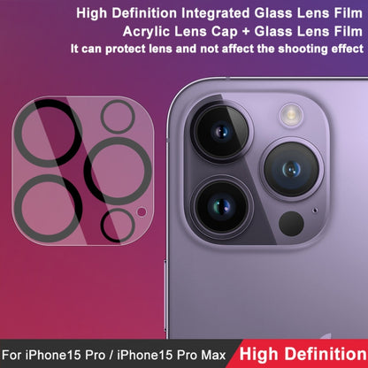 For iPhone 15 Pro / 15 Pro Max imak High Definition Integrated Glass Lens Film - iPhone 15 Pro Tempered Glass by imak | Online Shopping UK | buy2fix