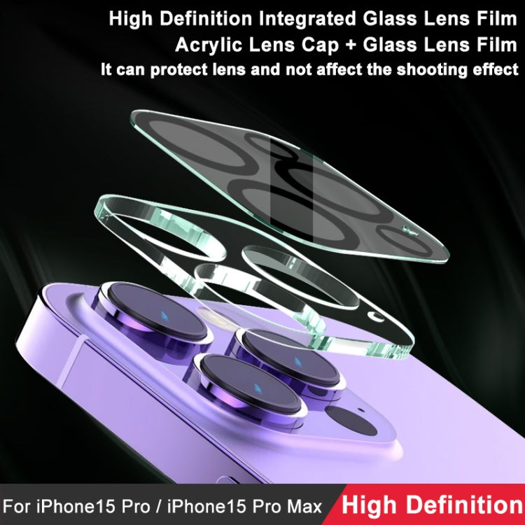 For iPhone 15 Pro / 15 Pro Max imak High Definition Integrated Glass Lens Film - iPhone 15 Pro Tempered Glass by imak | Online Shopping UK | buy2fix