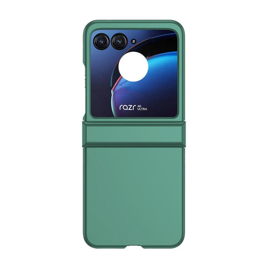 For Motorola Razr 40 Ultra / Razr 2023 3 in 1 Skin Feel PC Phone Case(Forest Green) - Motorola Cases by buy2fix | Online Shopping UK | buy2fix