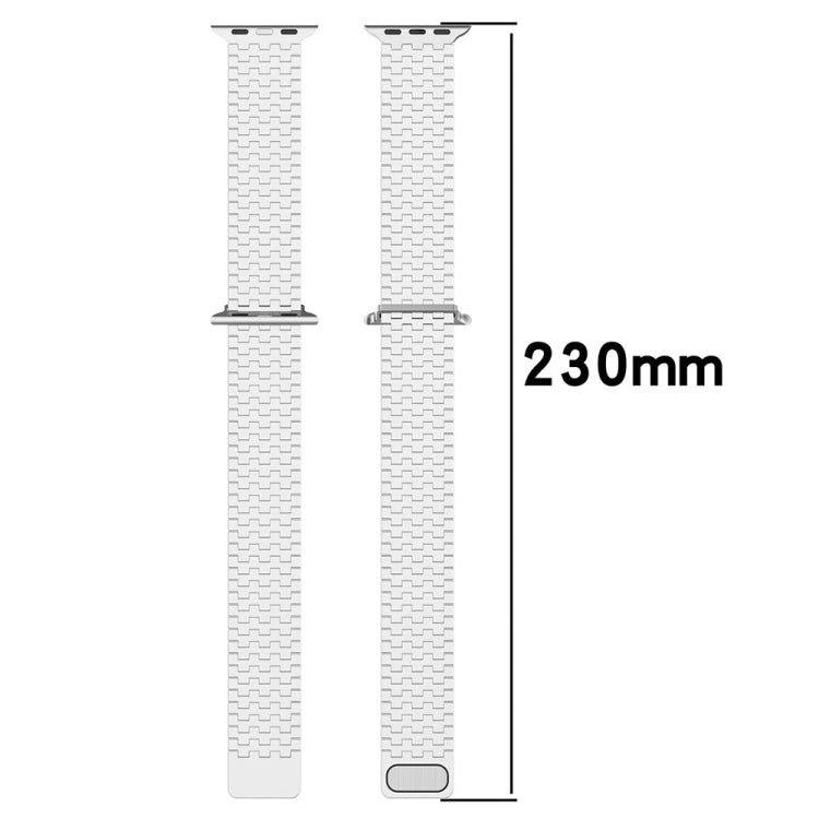 For Apple Watch Ultra 2 49mm Magnetic Buckle Stainless Steel Metal Watch Band(Rose Gold) - Watch Bands by buy2fix | Online Shopping UK | buy2fix