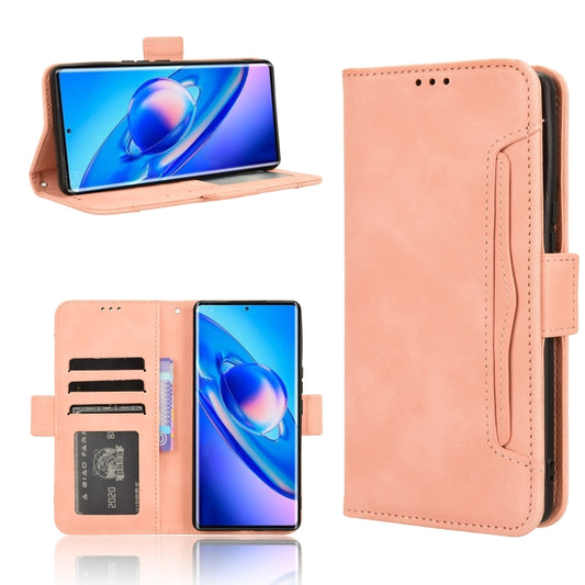 For Blackview A200 Pro Skin Feel Calf Texture Card Slots Leather Phone Case(Pink) - More Brand by buy2fix | Online Shopping UK | buy2fix