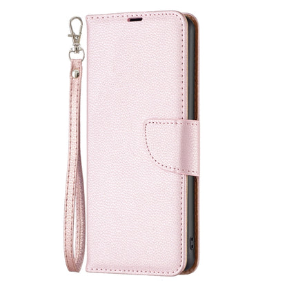 For Samsung Galaxy A15 Litchi Texture Pure Color Flip Leather Phone Case(Rose Gold) - Galaxy Phone Cases by buy2fix | Online Shopping UK | buy2fix