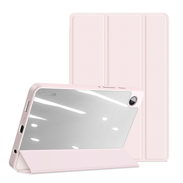 For Samsung Galaxy Tab A9 DUX DUCIS TOBY Series Antiskid Leather Tablet Case with Sleep / Wake-up Function(Pink) - Galaxy Tab A9 by DUX DUCIS | Online Shopping UK | buy2fix