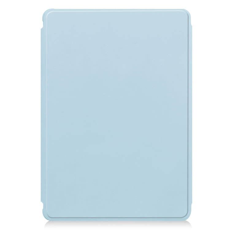 For Samsung Galaxy Tab S9+ 360 Rotation Transparent Smart Leather Case(Sky Blue) - Galaxy Tab S9+ Cases by buy2fix | Online Shopping UK | buy2fix