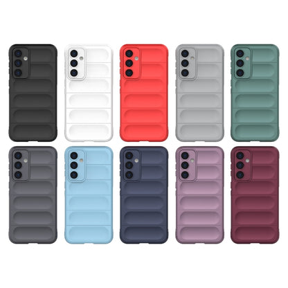 For Samsung Galaxy S23 FE 5G Magic Shield TPU + Flannel Phone Case(Grey) - Galaxy S23 FE 5G Cases by buy2fix | Online Shopping UK | buy2fix