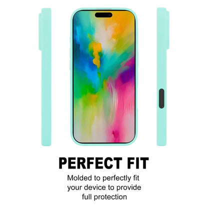 For iPhone 16 Pro Max GOOSPERY SOFT FEELING Liquid TPU Soft Phone Case(Mint Green) - iPhone 16 Pro Max Cases by GOOSPERY | Online Shopping UK | buy2fix