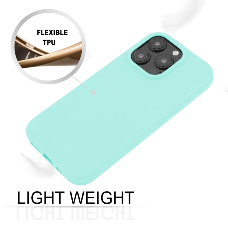 For iPhone 16 Pro Max GOOSPERY SOFT FEELING Liquid TPU Soft Phone Case(Mint Green) - iPhone 16 Pro Max Cases by GOOSPERY | Online Shopping UK | buy2fix