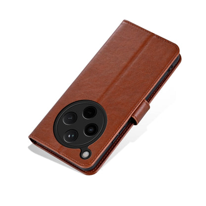 For OPPO Find X8 AZNS Sheepskin Texture Flip Leather Phone Case(Brown) - Find X8 Cases by AZNS | Online Shopping UK | buy2fix