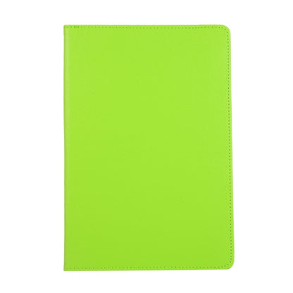 For Samsung Galaxy Tab S9+ 360 Degrees Rotation Holder Litchi Texture Leather Tablet Case(Green) - Galaxy Tab S9+ Cases by buy2fix | Online Shopping UK | buy2fix