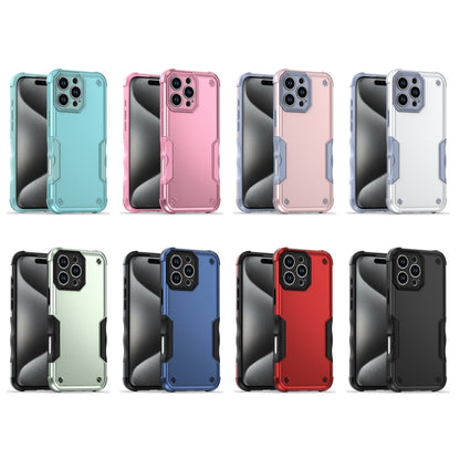 For iPhone 16 Pro Non-slip Shockproof Armor Phone Case(Mint Green) - iPhone 16 Pro Cases by buy2fix | Online Shopping UK | buy2fix