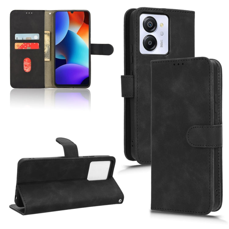 For Blackview Oscal Modern 8 / Color 8 Skin Feel Magnetic Flip Leather Phone Case(Black) - More Brand by buy2fix | Online Shopping UK | buy2fix