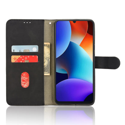 For Blackview Oscal Modern 8 / Color 8 Skin Feel Magnetic Flip Leather Phone Case(Black) - More Brand by buy2fix | Online Shopping UK | buy2fix