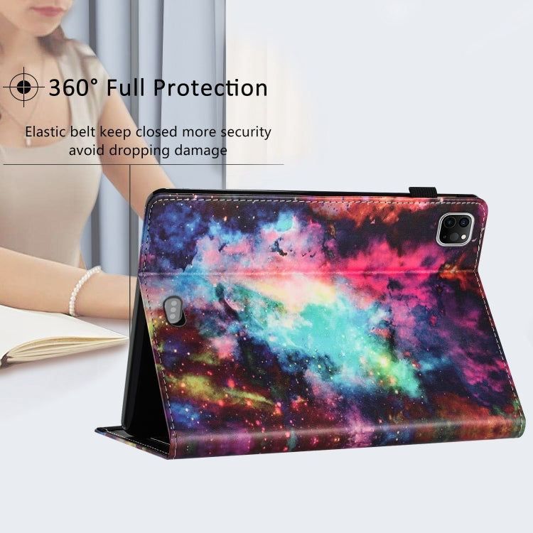 For iPad Pro 11 2024 Sewing Litchi Texture Smart Leather Tablet Case(Starry Sky) - iPad Pro 11 2024 Cases by buy2fix | Online Shopping UK | buy2fix