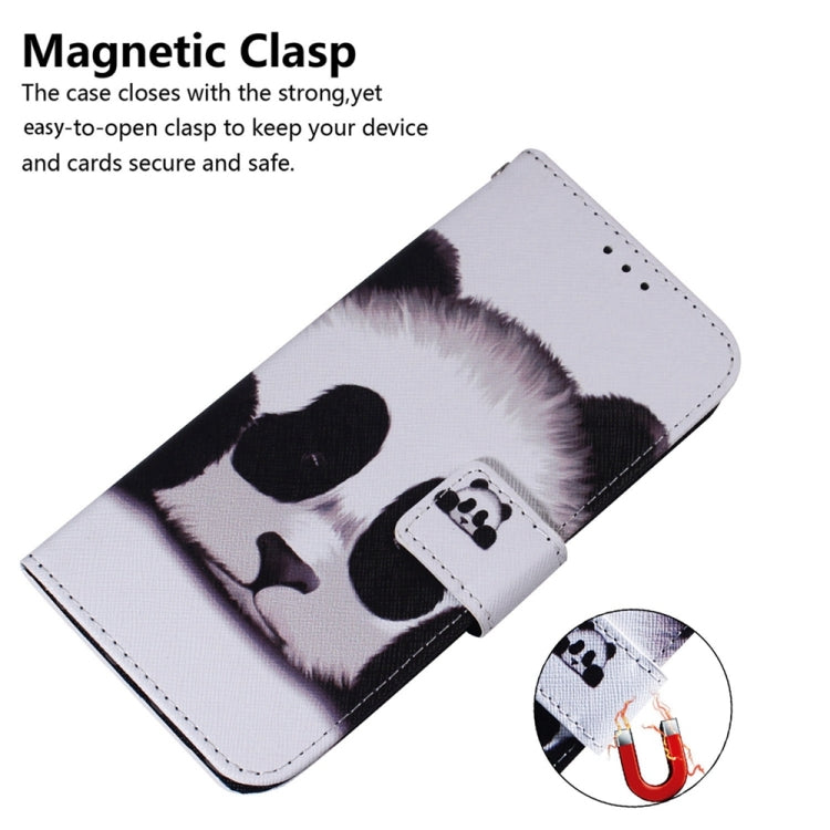 For OnePlus 13 Coloured Drawing Flip Leather Phone Case(Panda) - OnePlus Cases by buy2fix | Online Shopping UK | buy2fix