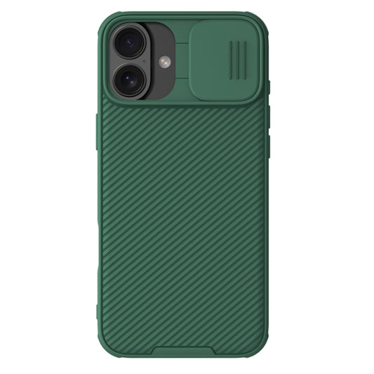 For iPhone 16 Plus NILLKIN CamShield Pro PC Phone Case(Green) - iPhone 16 Plus Cases by NILLKIN | Online Shopping UK | buy2fix