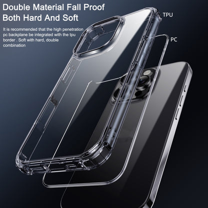 For iPhone 16 Pro iPAKY Crystal Clear Series Shockproof PC + TPU Protective Phone Case(Transparent) - More iPhone Cases by iPAKY | Online Shopping UK | buy2fix