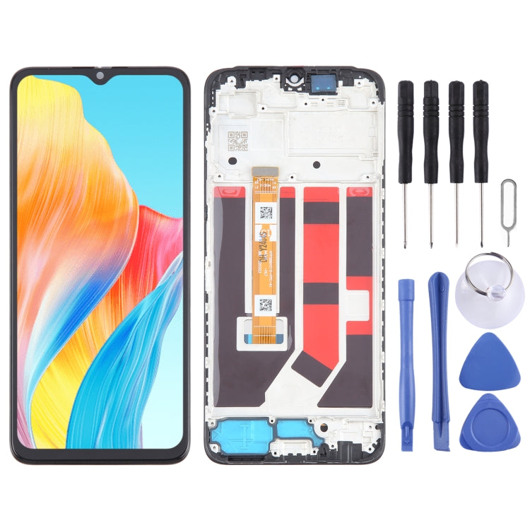For OPPO A18 4G OEM LCD Screen Digitizer Full Assembly with Frame - LCD Screen by buy2fix | Online Shopping UK | buy2fix
