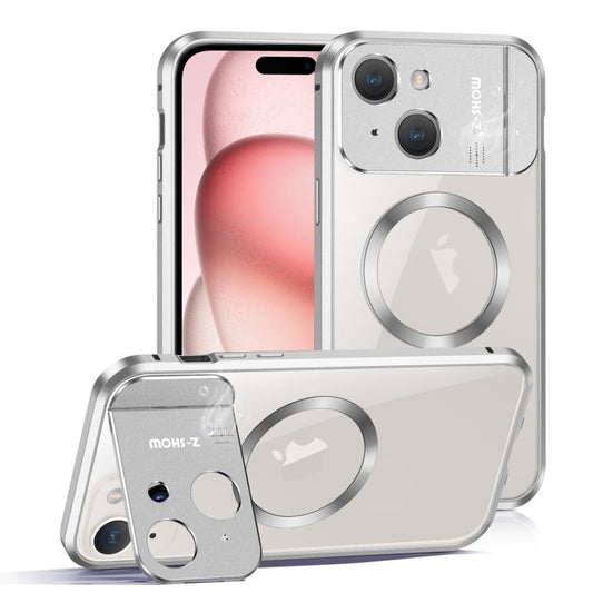 For iPhone 15 Plus Aromatherapy Holder Single-sided MagSafe Magnetic Phone Case(White) - iPhone 15 Plus Cases by buy2fix | Online Shopping UK | buy2fix