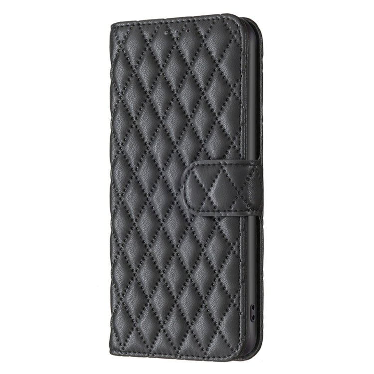 For Honor X8b Diamond Lattice Wallet Flip Leather Phone Case(Black) - Honor Cases by buy2fix | Online Shopping UK | buy2fix