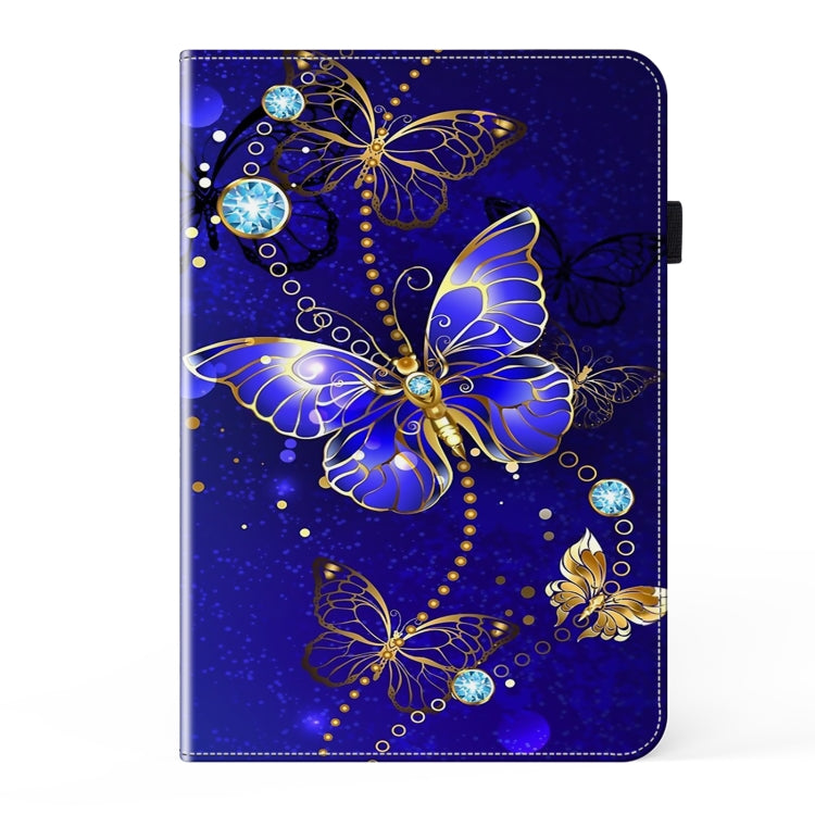 For Lenovo Tab M11 / Xiaoxin Pad 11 2024 Crystal Texture Painted Leather Tablet Case(Diamond Butterflies) - Lenovo by buy2fix | Online Shopping UK | buy2fix