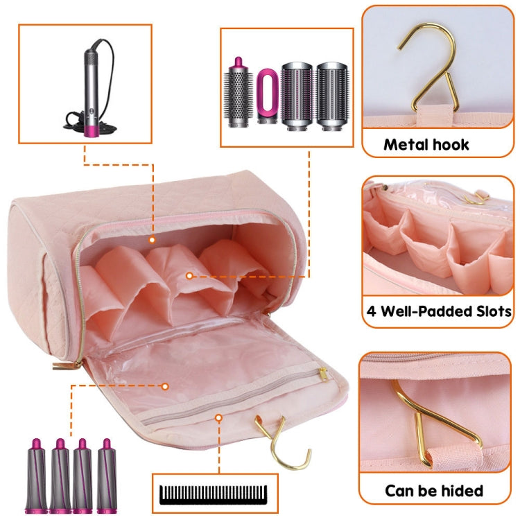 Hanging Portable Stand Accessories Storage Bag for Dyson(Pink) - Storage Bags by buy2fix | Online Shopping UK | buy2fix
