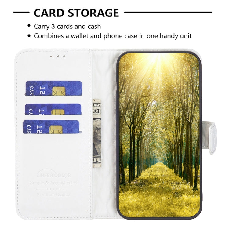 For Xiaomi Redmi K70 / K70 Pro Diamond Lattice Wallet Leather Flip Phone Case(White) - K70 Pro Cases by buy2fix | Online Shopping UK | buy2fix