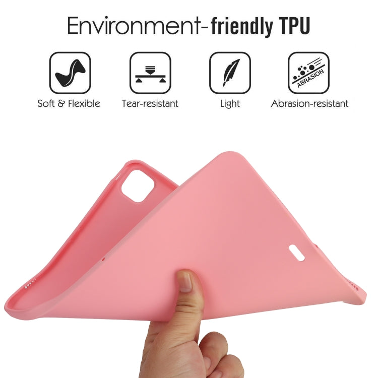 For iPad Air 11 2024 Oil Spray Skin-friendly TPU Tablet Case(Pink) - iPad Air 11 2024 Cases by buy2fix | Online Shopping UK | buy2fix