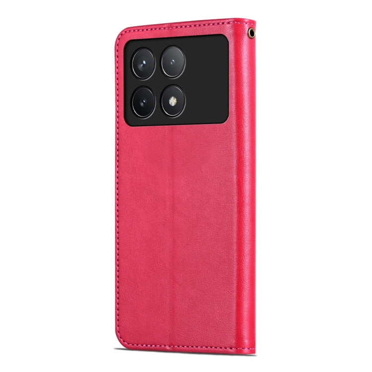 For Xiaomi Redmi K70 / K70 Pro AZNS Sheepskin Texture Flip Leather Phone Case(Red) - Xiaomi Cases by AZNS | Online Shopping UK | buy2fix