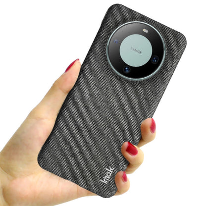 For Huawei Mate 60 imak Ruiyi Series Cloth Texture PU + PC Phone Case(Dark Grey) - Huawei Cases by imak | Online Shopping UK | buy2fix