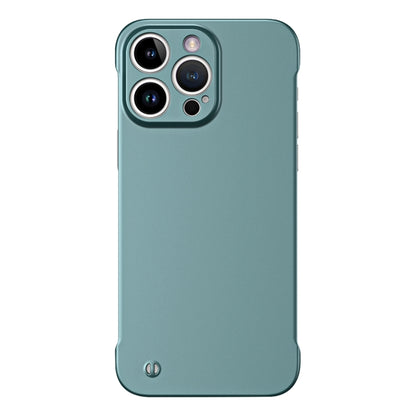 For iPhone 11 Pro Max Frameless Metallic Paint Hybrid PC Phone Case(Green) - iPhone 11 Pro Max Cases by buy2fix | Online Shopping UK | buy2fix