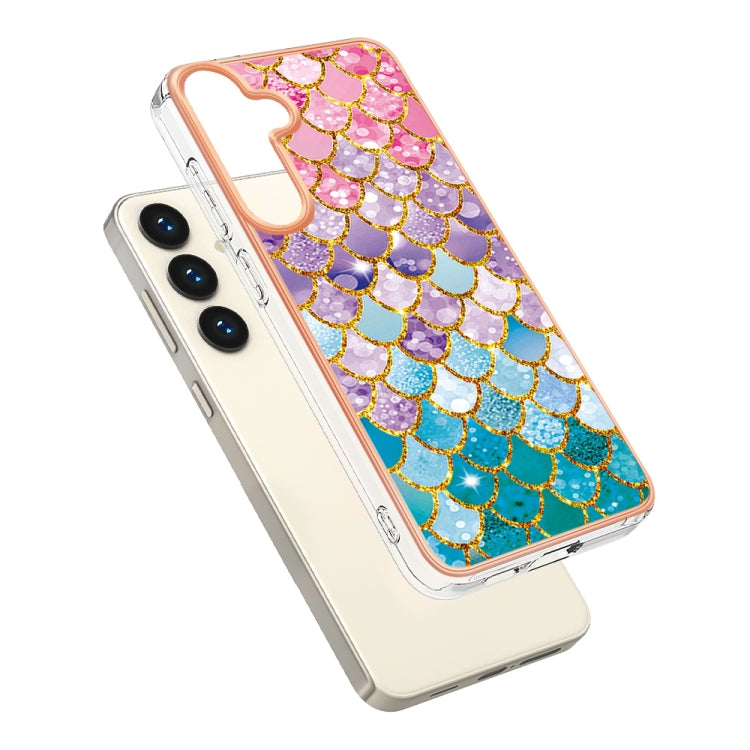 For Samsung Galaxy S24 5G Electroplating IMD TPU Phone Case(Colorful Scales) - Galaxy S24 5G Cases by buy2fix | Online Shopping UK | buy2fix