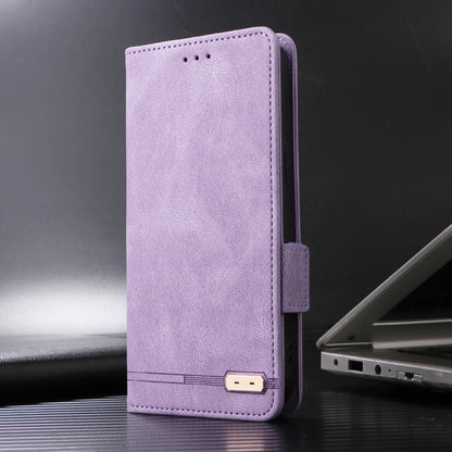 For Sony Xperia 1 VI 2024 Magnetic Clasp Leather Phone Case(Purple) - Sony Cases by buy2fix | Online Shopping UK | buy2fix