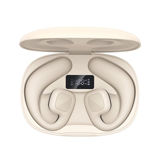 awei T67 Air Conduction TWS Bluetooth Earbuds(Khaki) - Bluetooth Earphone by awei | Online Shopping UK | buy2fix