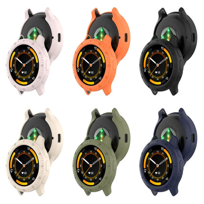 For Garmin Venu 3 Half Pack Hollow TPU Armor Watch Protective Case(Green) - Watch Cases by buy2fix | Online Shopping UK | buy2fix