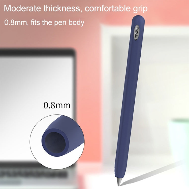 For Huawei M-pencil Stylus Touch Pen Integrated Non-slip Silicone Protective Cover(Light Purple) - Pencil Accessories by buy2fix | Online Shopping UK | buy2fix