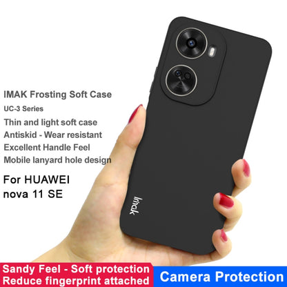 For Huawei nova 11 SE IMAK UC-3 Series Shockproof Frosted TPU Protective Phone Case - Huawei Cases by imak | Online Shopping UK | buy2fix