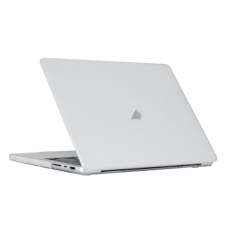 For MacBook Pro 16 inch M3 Laptop Matte Style Protective Case(Transparent) - MacBook Pro Cases by buy2fix | Online Shopping UK | buy2fix