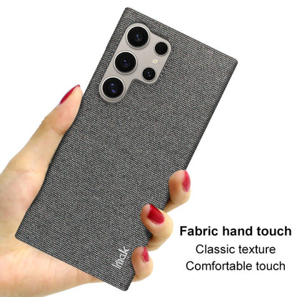 For Samsung Galaxy S24 Ultra 5G imak Ruiyi Series Cloth Texture PU + PC Phone Case(Black) - Galaxy S24 Ultra 5G Cases by imak | Online Shopping UK | buy2fix