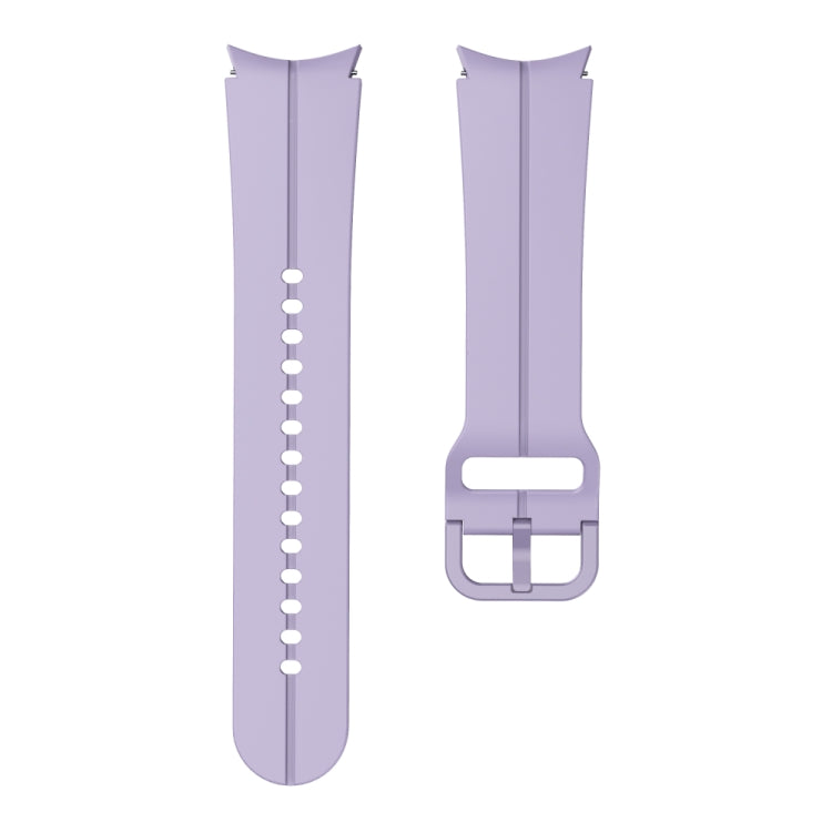 For Samsung Galaxy Watch 6 / 6 Classic Colorful Buckle Silicone Watch Band(Purple) - Watch Bands by buy2fix | Online Shopping UK | buy2fix