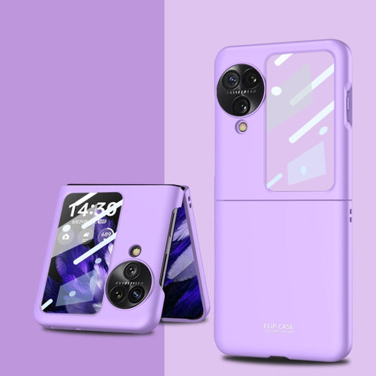 For OPPO Find N3 Flip GKK Integrated Ultra-thin Full Coverage Protective Phone Case(Purple) - Find N3 Flip Cases by GKK | Online Shopping UK | buy2fix