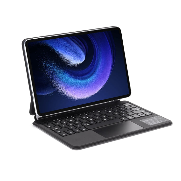 For Xiaomi Pad 6 / Pad Pro M11P-B-M611 Magnetic Bluetooth Keyboard Leather Tablet Case(Black) - Others Keyboard by buy2fix | Online Shopping UK | buy2fix