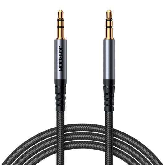 JOYROOM SY-A08 Transsion Series 3.5mm to 3.5mm AUX Audio Adapter Cable, Length: 1.2m(Black) - Video & Audio Cable by JOYROOM | Online Shopping UK | buy2fix