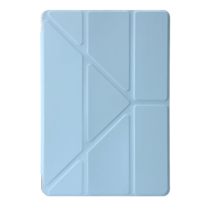 For Lenovo Tab M11 /Xiaoxin Pad 11 2024 Clear Acrylic Deformation Leather Tablet Case(Ice Blue) - Lenovo by buy2fix | Online Shopping UK | buy2fix