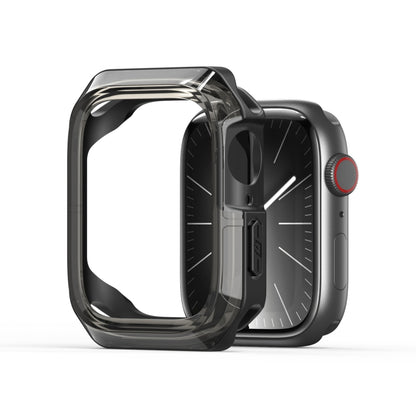 For Apple Watch 9 / 8 / 7 45mm DUX DUCIS Tamo Series Hollow PC + TPU Watch Protective Case(Translucent Black) - Watch Cases by DUX DUCIS | Online Shopping UK | buy2fix