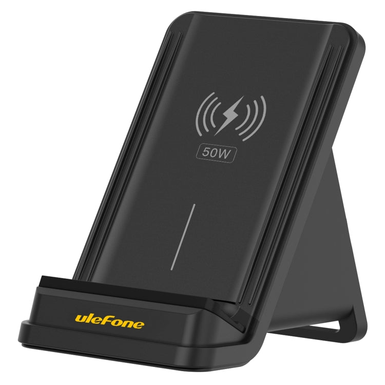 Ulefone WCS01 50W Air-cooled Wireless Charger Stand(Black) - Dock Charger by Ulefone | Online Shopping UK | buy2fix