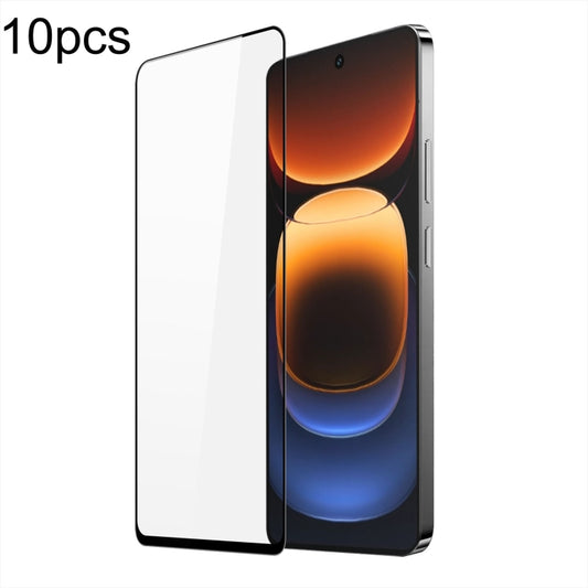 For vivo iQOO 12 10pcs DUX DUCIS 0.33mm 9H Medium Alumina Tempered Glass Film - vivo Tempered Glass by DUX DUCIS | Online Shopping UK | buy2fix