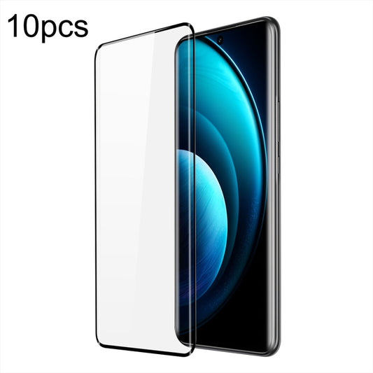 For vivo X100 / X100 Pro 10pcs DUX DUCIS 0.33mm 9H Medium Alumina Tempered Glass Film - vivo Tempered Glass by DUX DUCIS | Online Shopping UK | buy2fix