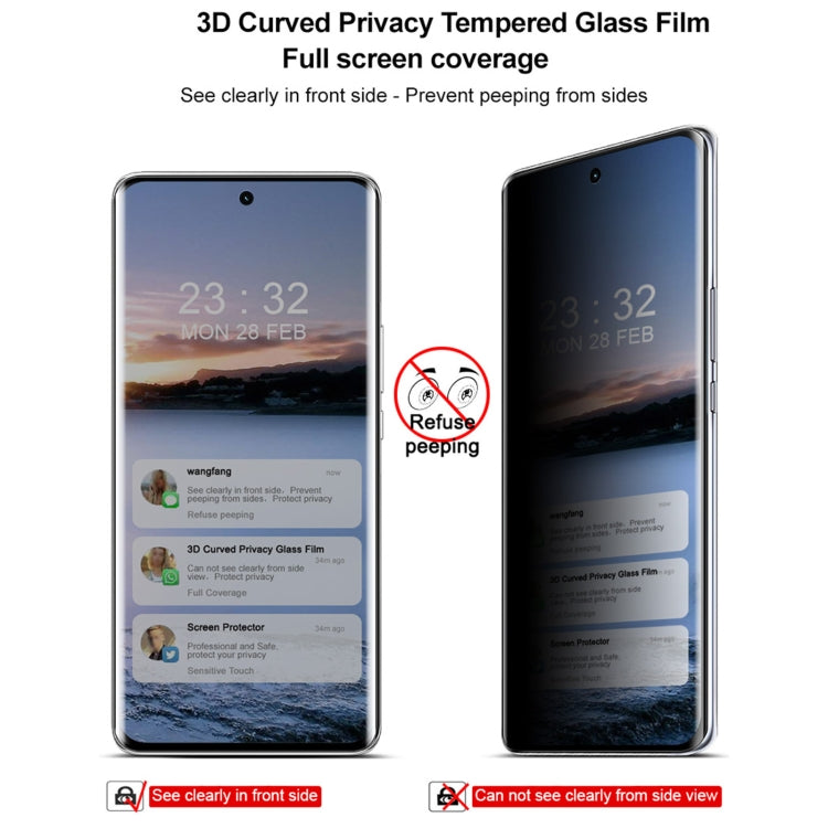 For Honor X50 GT 5G imak 3D Curved HD Full Screen Anti-spy Tempered Glass Protective Film - Honor Tempered Glass by imak | Online Shopping UK | buy2fix
